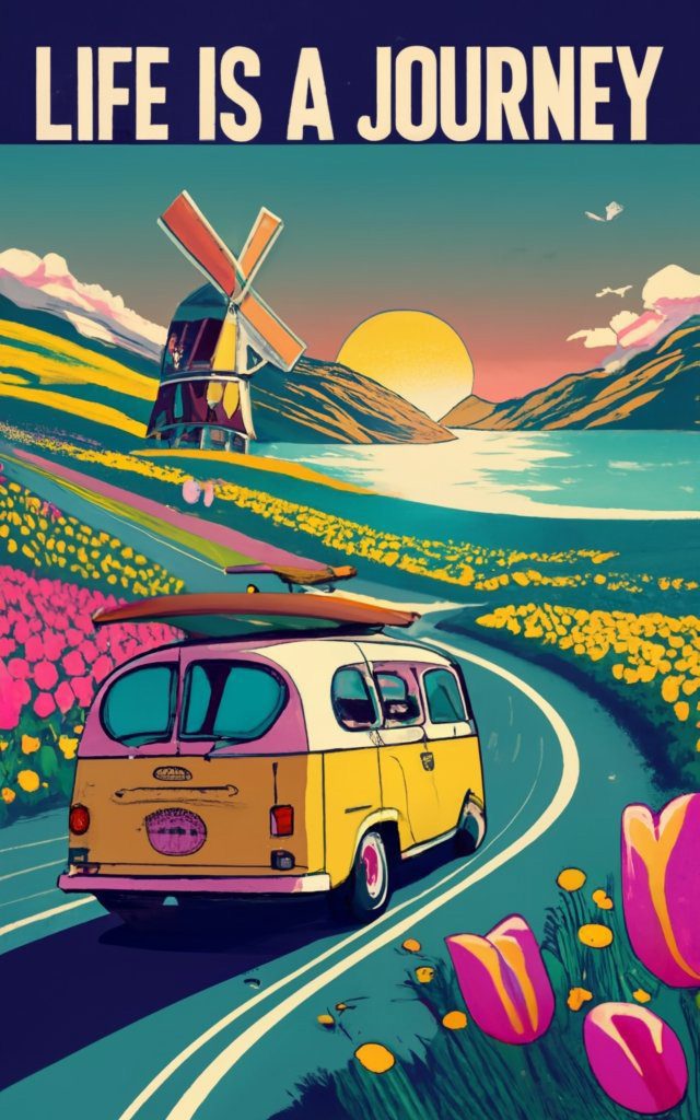 Ihr braucht ein Bild für euren Vanlife-Pinterest-Kanal – Ideogram bastelt es euch.