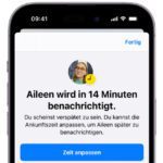 Check-In / Wegbegleitung: Anleitung für das Nachhauseweg-Feature am iPhone