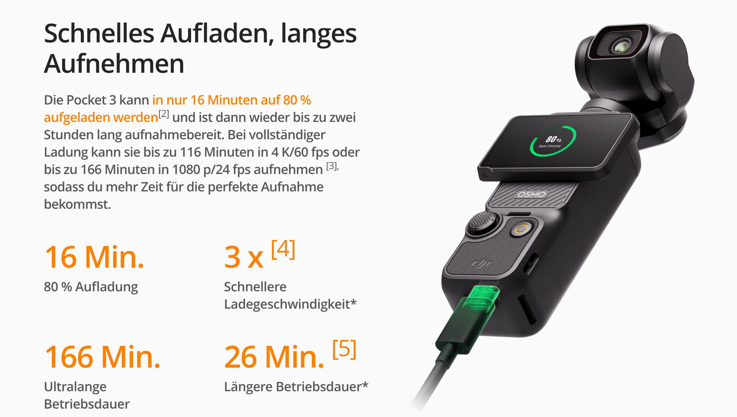 Der DJI Pocket 3 hat ziemlich beeindruckende technische Daten (Foto: DJI).