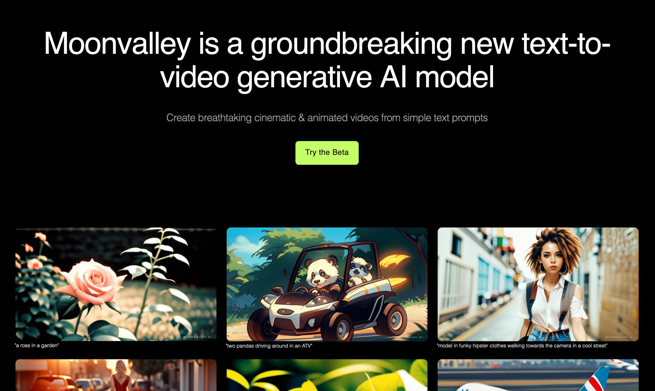 Das Tool Moonvalley AI ist aktuell in der Beta-Phase und nutzt Discord als UI.