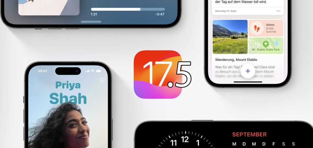 Mit iOS 17.5 kommen ein paar Änderungen und Anpassungen auf kompatible iPhone-Modelle. Apple wird zudem bald iOS 18 vorstellen. Hier findet ihr alle Infos dazu.
