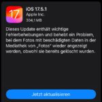 iOS 17.5.1 – Apple behebt Fehler rund um wiederkehrende Fotos
