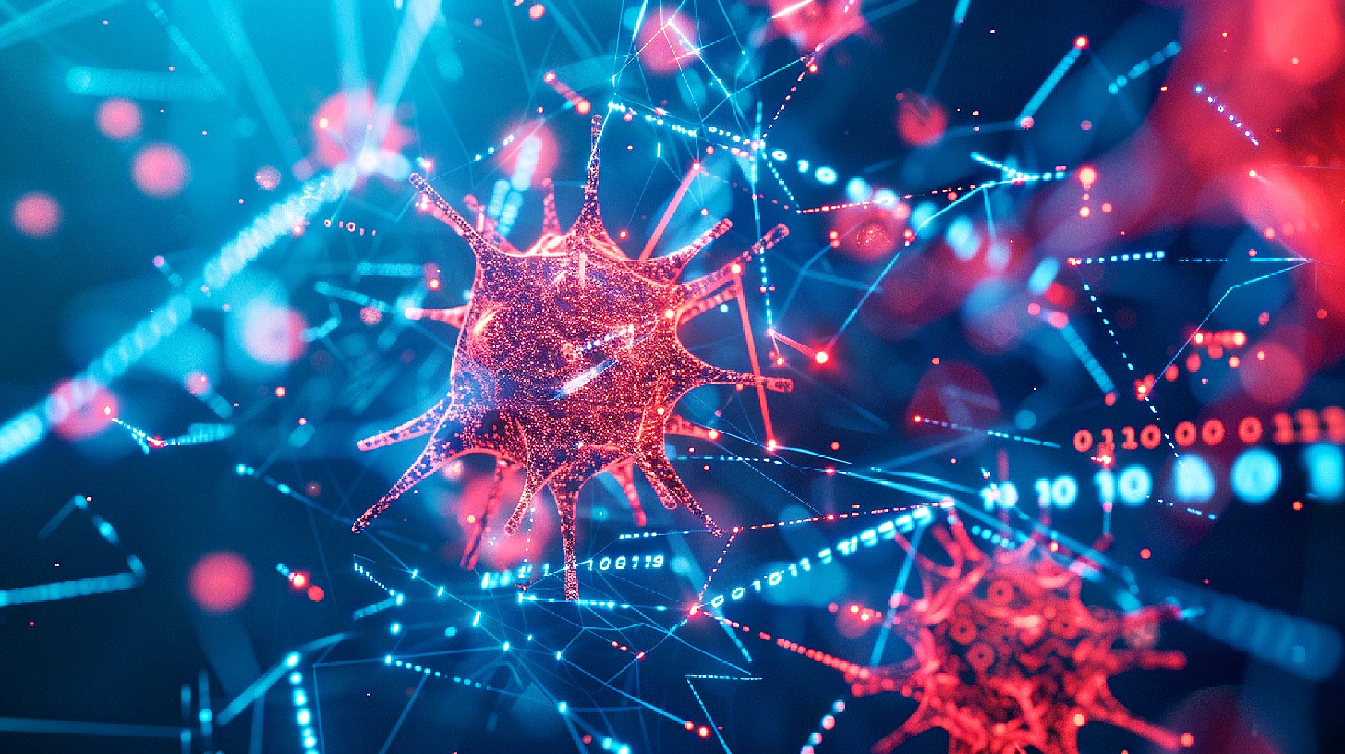 Computerviren, die sich über ChatGPT verändern und über immer besser formulierte Mails verbreiten – ein kleiner Alptraum für die Forscher (Bild: Midjourney KI).