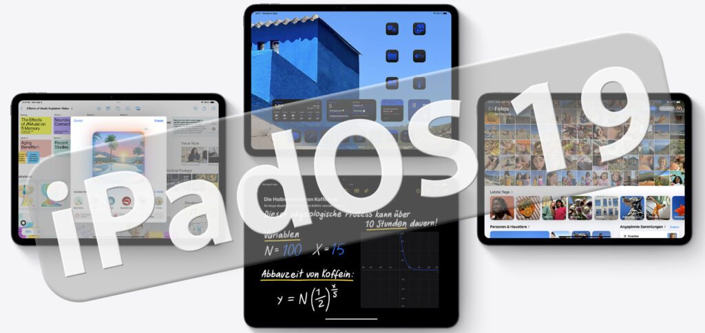 Mit iPadOS 19 soll das iPad noch mehr wie ein Mac verwendbar sein. Verbesserungen werden in den Bereichen Produktivität, Multitasking und Fenstermanagement erwartet. Was sich davon bewahrheitet, sehen wir im Juni.