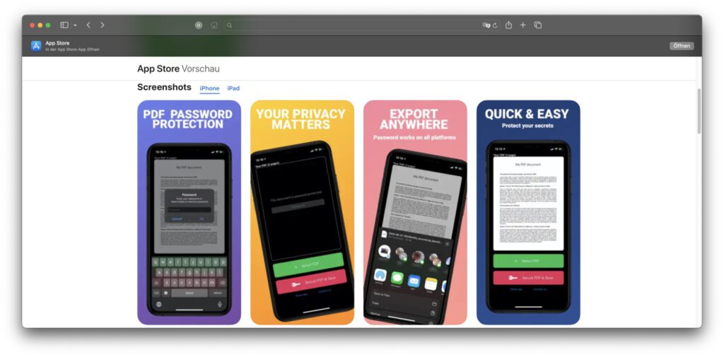 Die PDF Secure App für iPhone und iPad ist eine kostenlose sowie extrem einfache Lösung zum Hinzufügen oder Entfernen von Passwörtern in PDF-Dateien.