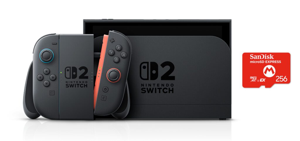 Welche SD-Karte soll man für die Nintendo Switch 2 Speichererweiterung nutzen? Details und Angebote für die microSD Express Card mit hoher Datenrate gibt's hier! Bilderquelle: Nintendo.de
