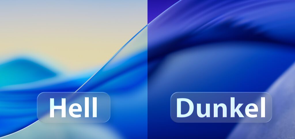 Das macOS 26 Tahoe Schreibtisch-Hintergrundbild kann man bei "512 Pixels" herunterladen und als Wallpaper am Mac nutzen. Der Download der Hell- und Dunkel-Version ist in 6K möglich.