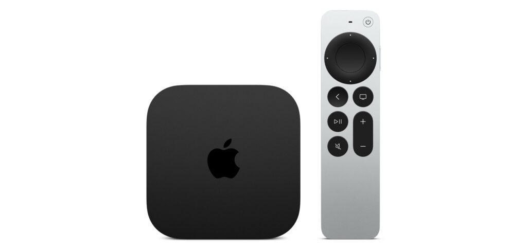 Ein aktuellerer A-Chip, der neueste WLAN-Standard und vielleicht sogar eine Kamera sollen den nächsten Apple TV umfangreicher anwendbar machen. (Apple TV 4K von 2022 als Symbolbild)