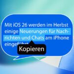 Nachrichten in iOS 26: Endlich einzelne Textausschnitte markieren!