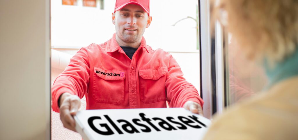 Mit vorgetäuschter Eile wegen der angeblichen Abschaltung des Kupfernetz-Internets wollten Telekom Außendientmitarbeiter mir einen Glasfaser-Tarif aufschwatzen. Ich habe mich beim Unternehmen informiert und weiß nun: das war alles Quatsch und die Ranger einfach nur aufdringlich. (Symbolbild)