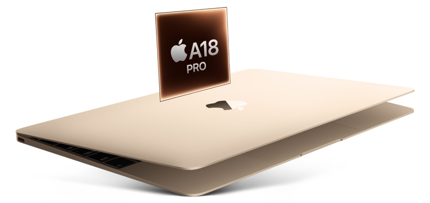 Das neue Apple MacBook mit A18 Pro Chip, USB-C-Anschluss und 12,9 Zoll Display könnte zum Weihnachtsgeschäft 2025 verfügbar sein.