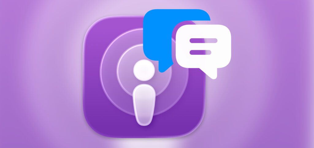 Anleitung: Dialoge hervorheben in der iPhone Podcasts App. Stimmen klarer machen, damit man die Podcaster besser verstehen kann.