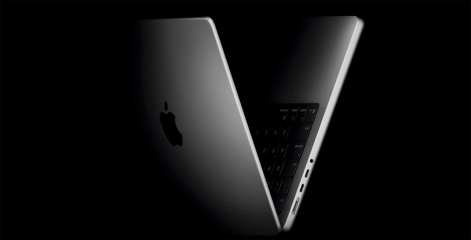 MacBook Pro M5 aufgeklappt