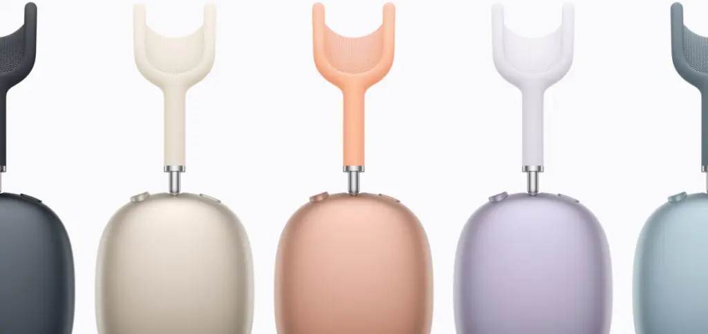 Die neuen Apple AirPods Max 2 werden in fünf verschiedenen Farben angeboten.