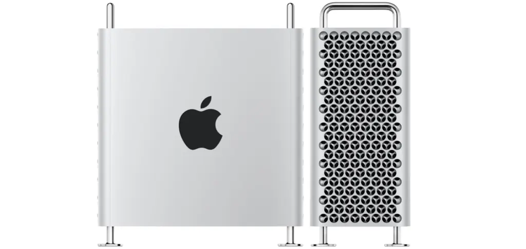 Der Mac Pro von 2019 war einer der letzten Apple-Computer mit Intel-Chip, modularem RAM und dedizierten Grafikkarten. Bis zu 1,5 TB Arbeitsspeicher konnten installiert werden.