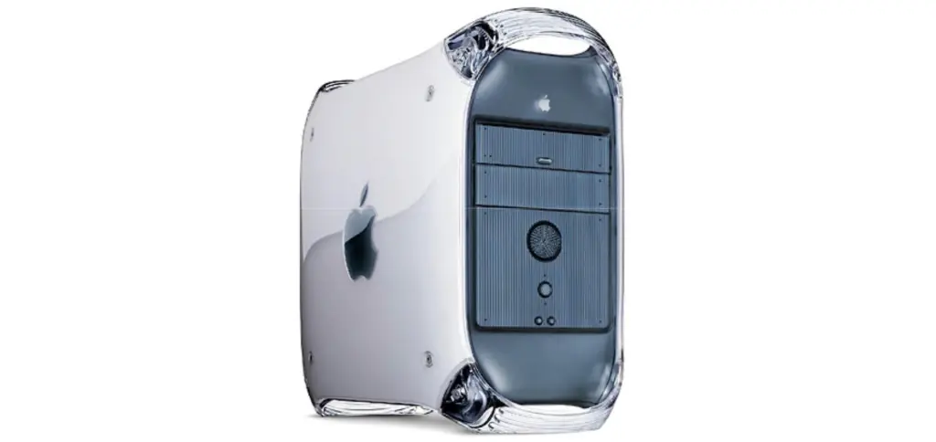 Der Power Mac G4 von 1999 war nicht mehr so bunt, sondern leitete eine eher monochrome Y2K-Farbpalette ein.
