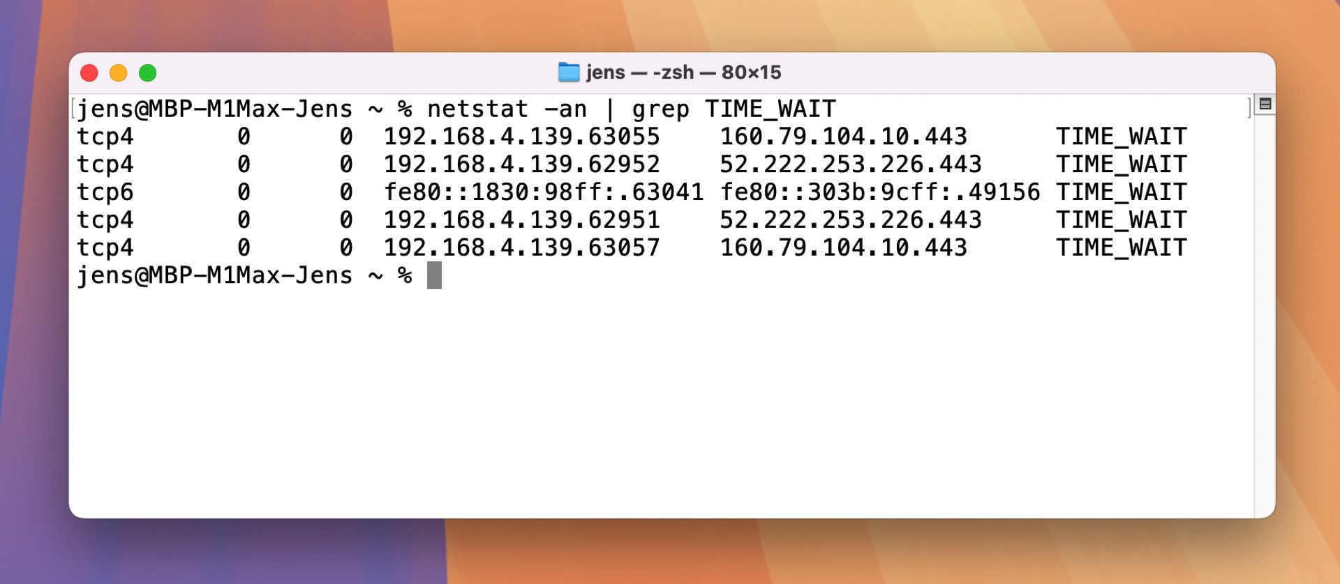 Time-Wait Befehl im Terminal