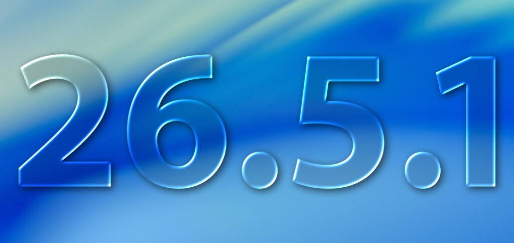 Was ist neu am Mac mit macOS 26.5.1? Und was kommt mit iOS 26.5.1 aufs iPhone? Details zu den Updates im Juni 2026 gibt's hier!